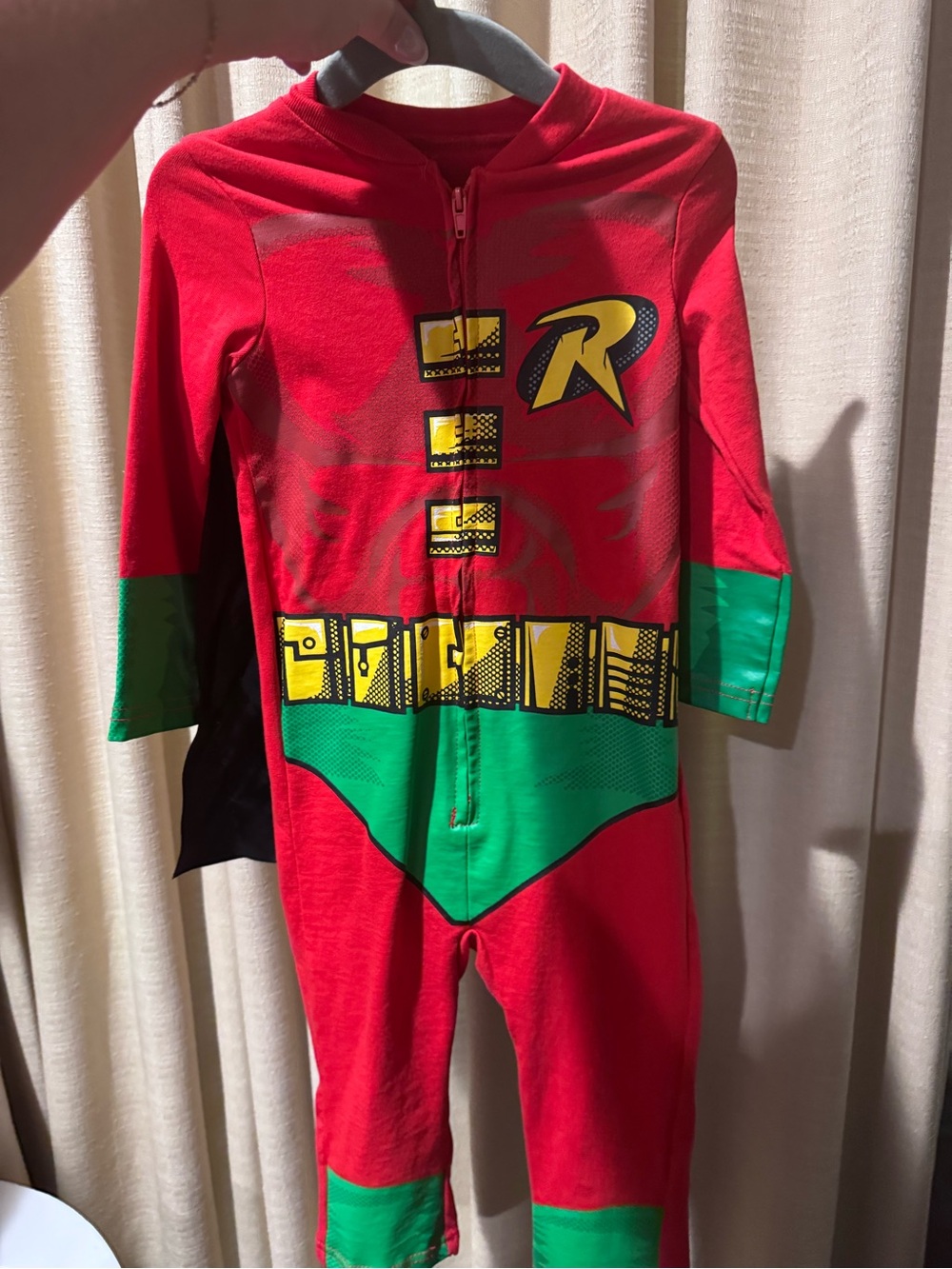 Batman’s Robin Kids Red & Green Costume Onesie